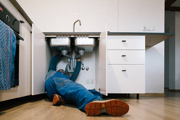 Professional Drain Cleaning technician working in Wampum, PA